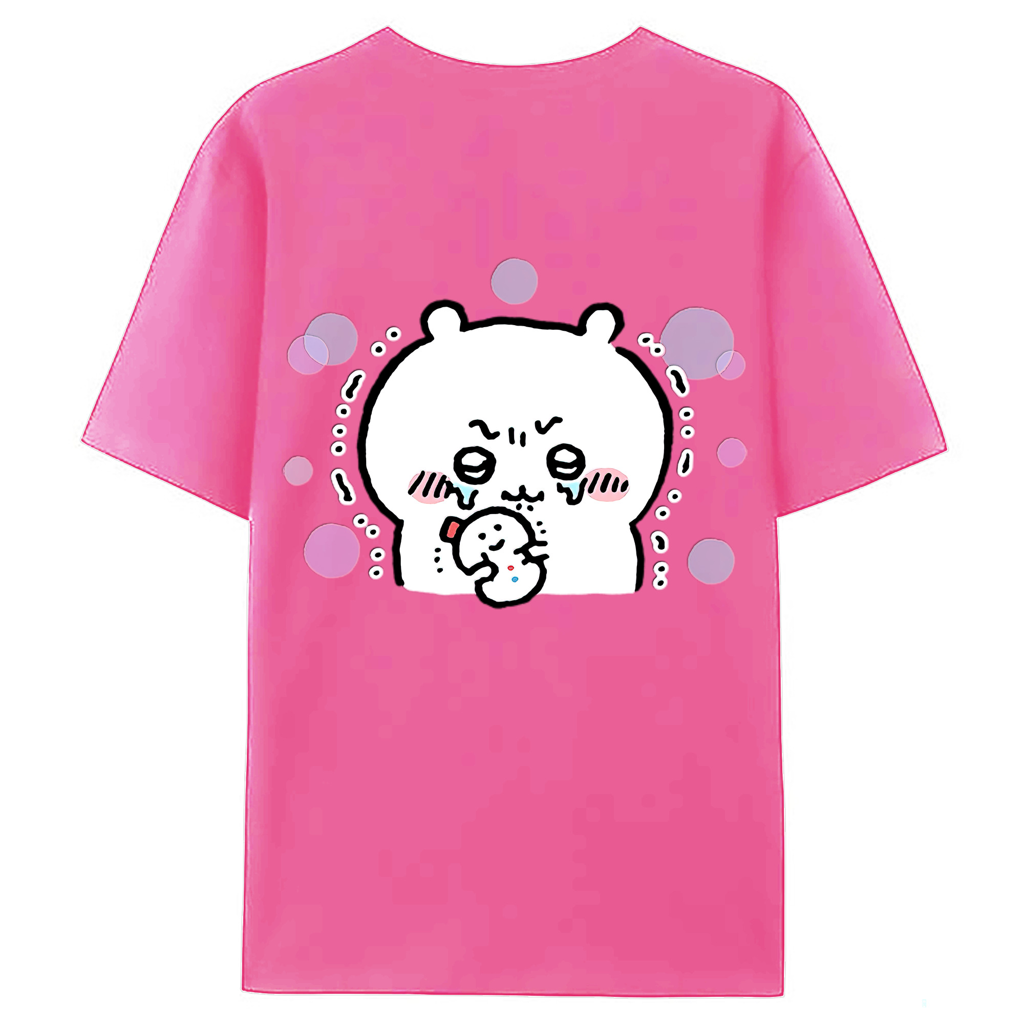 （画像用） ちいかわ ちいかわ Chii-kawa chiikawa レディース半袖Tシャツ(バックプリント)